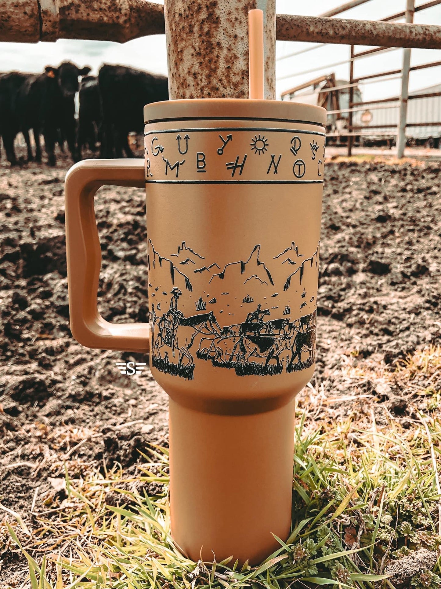Cattle Drive 40 oz Tumbler