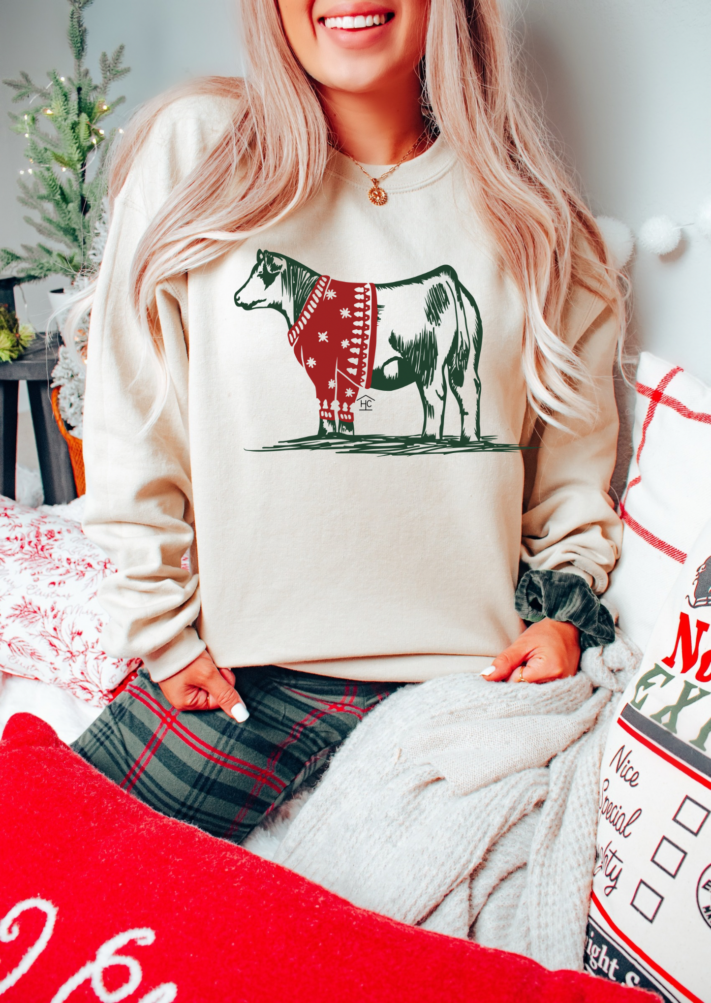 Christmas Sweater Heifer