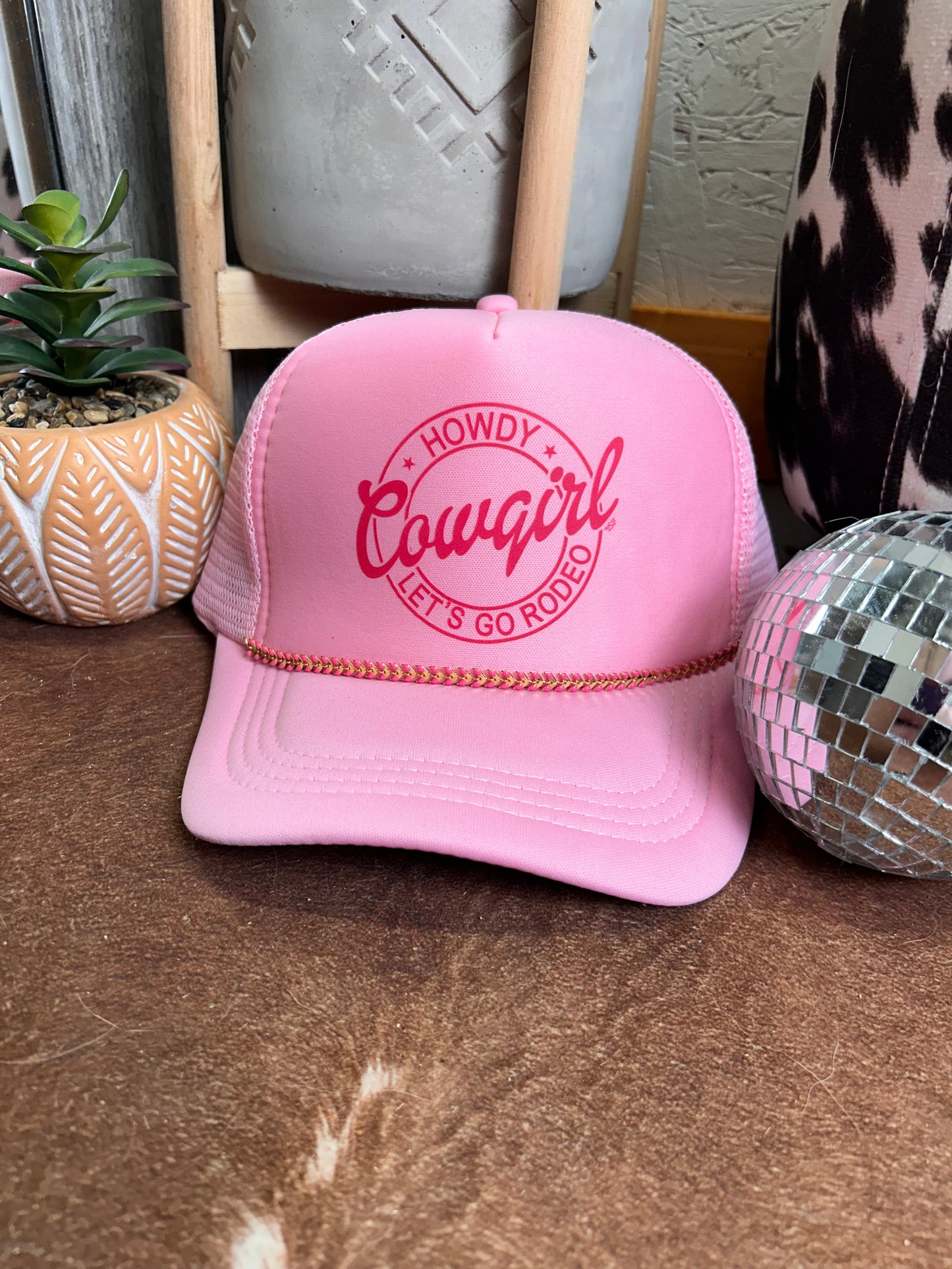 Let’s Go Cowgirl Trucker Hat